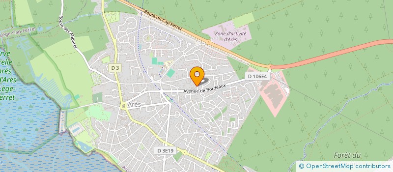 localisation de l'entreprise MONSIEUR LAURENT CRAPIZ  ARES