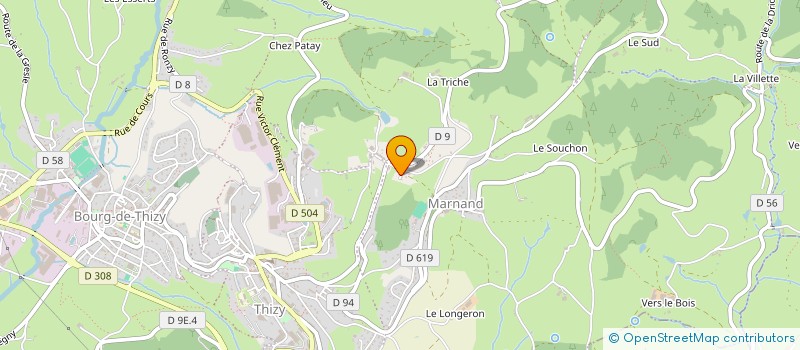 localisation de l'entreprise MONSIEUR LAURENT CRASSAVA  THIZY-LES-BOURGS