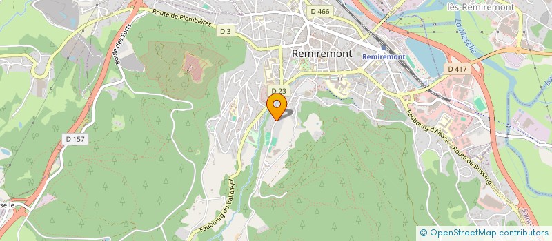 localisation de l'entreprise MONSIEUR LAURENT CREMASCHI  REMIREMONT