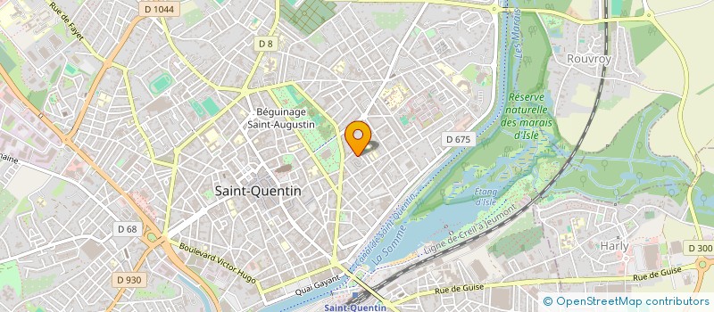 localisation de l'entreprise MONSIEUR LAURENT CRETON à SAINT-QUENTIN