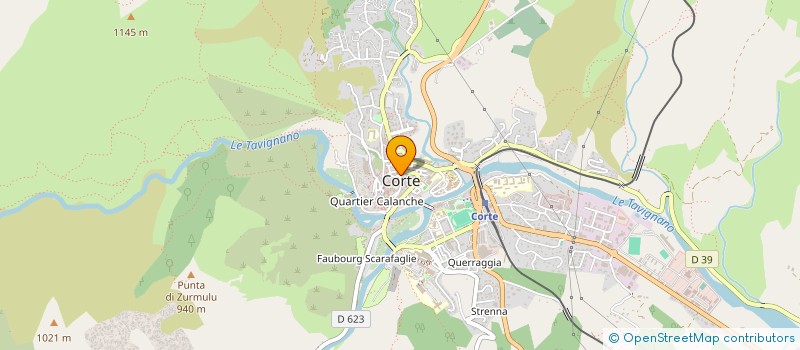 localisation de l'entreprise MONSIEUR LAURENT CRISTOFARI à CORTE