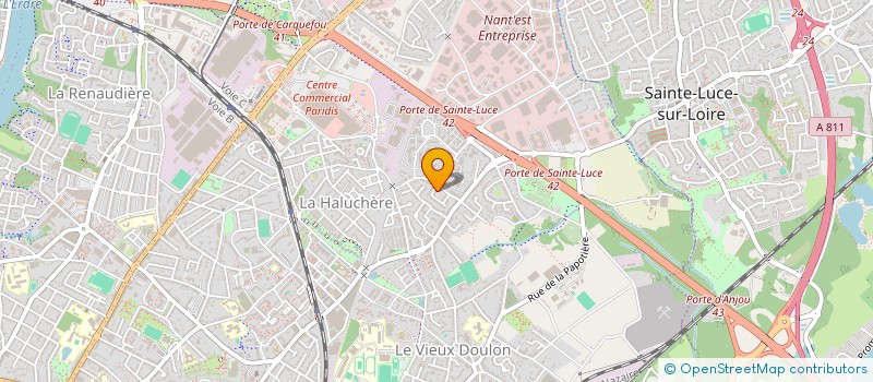 localisation de l'entreprise MONSIEUR LAURENT CROAIN à NANTES