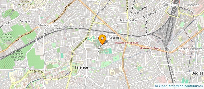 localisation de l'entreprise MONSIEUR LAURENT CROCI  TALENCE