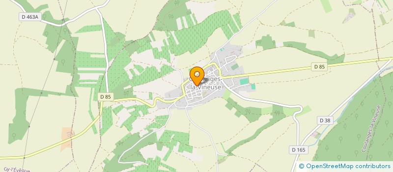 localisation de l'entreprise MONSIEUR LAURENT CROENNE à COULANGES-LA-VINEUSE