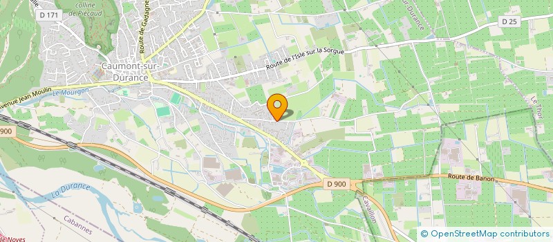 localisation de l'entreprise MONSIEUR LAURENT CROZE à CAUMONT-SUR-DURANCE