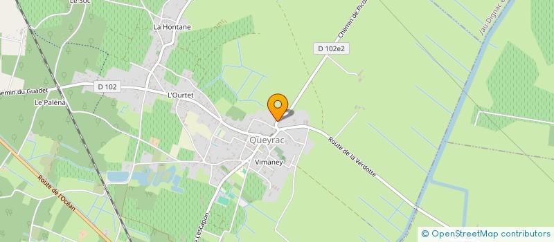 localisation de l'entreprise MONSIEUR LAURENT CRUCHON  QUEYRAC