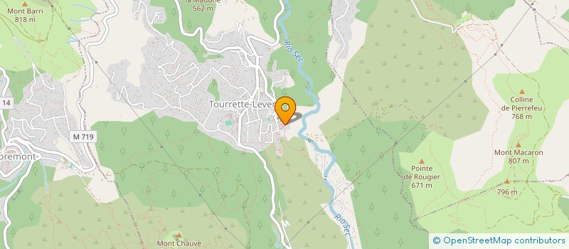 localisation de l'entreprise MONSIEUR LAURENT CUENOT  TOURRETTE-LEVENS