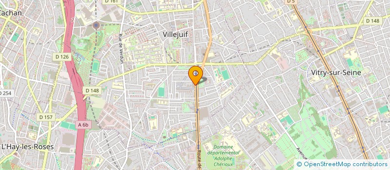 localisation de l'entreprise MONSIEUR LAURENT CUSSET  VILLEJUIF