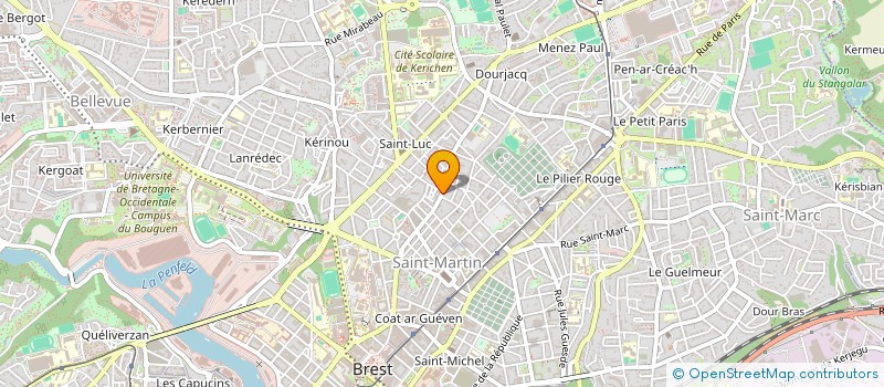 localisation de l'entreprise MONSIEUR LAURENT D'HONDT à BREST