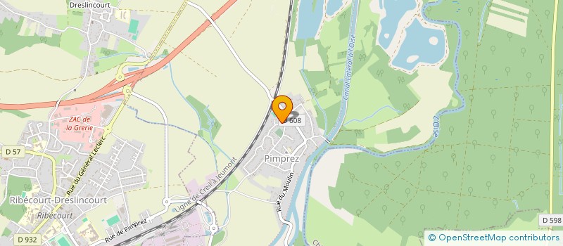 localisation de l'entreprise MONSIEUR LAURENT DA SILVA  PIMPREZ