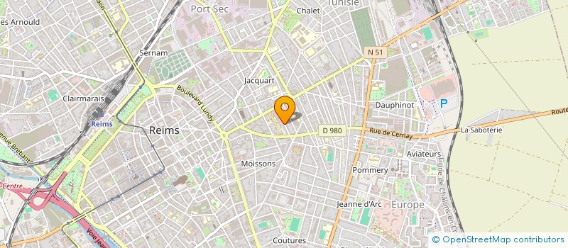 localisation de l'entreprise MONSIEUR LAURENT DA SILVA GOMES  REIMS