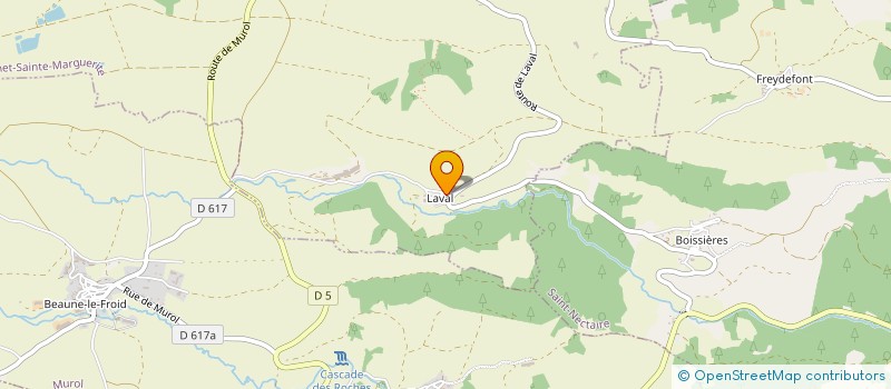 localisation de l'entreprise MONSIEUR LAURENT DABERT  LE VERNET STE MARGUERITE