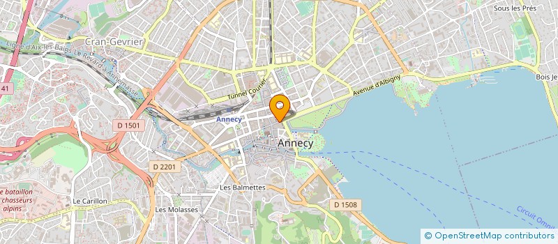 localisation de l'entreprise MONSIEUR LAURENT DACH à ANNECY