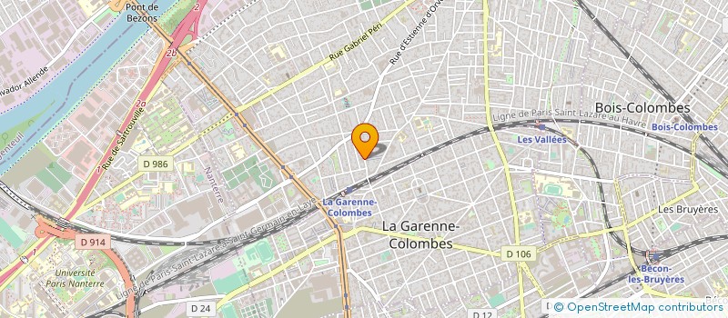 localisation de l'entreprise MONSIEUR LAURENT DACHAO à COLOMBES