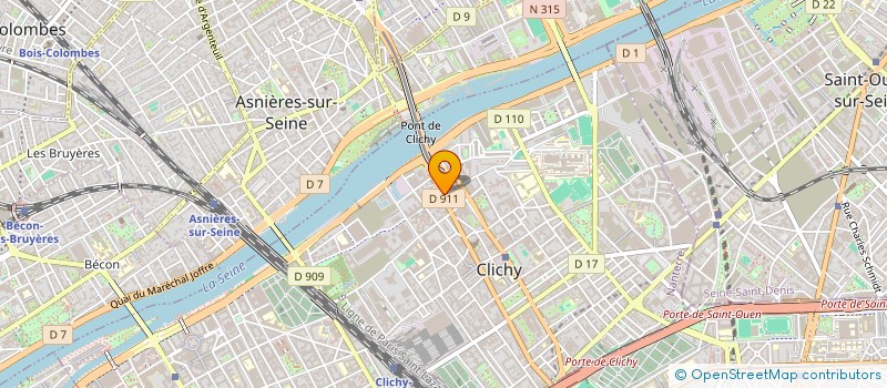 localisation de l'entreprise MONSIEUR LAURENT DAI à CLICHY