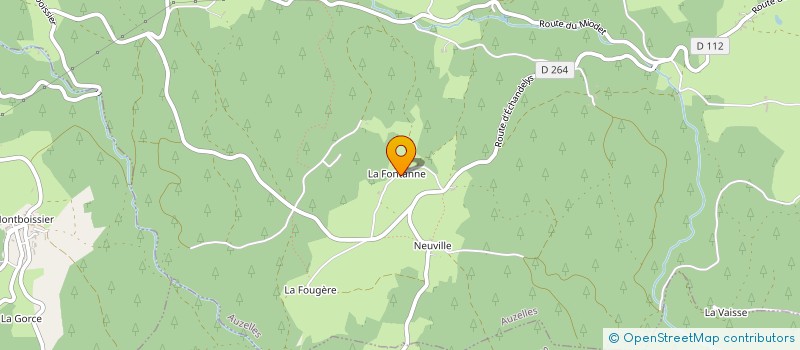 localisation de l'entreprise MONSIEUR LAURENT DAILLOUX  LA CHAPELLE-AGNON