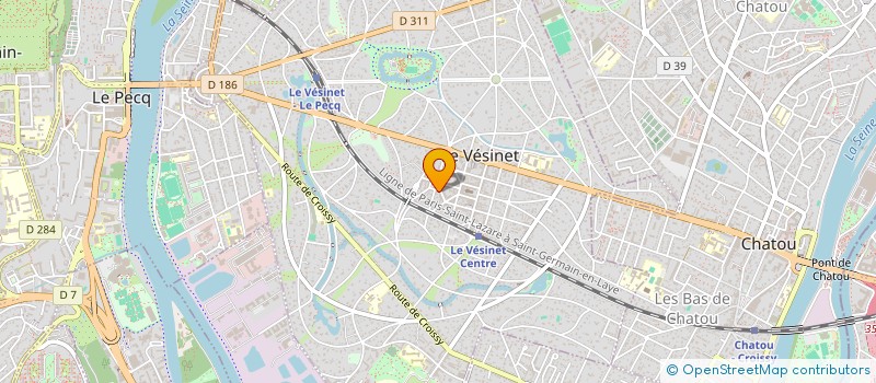 localisation de l'entreprise MONSIEUR LAURENT DALAGI  LE VESINET