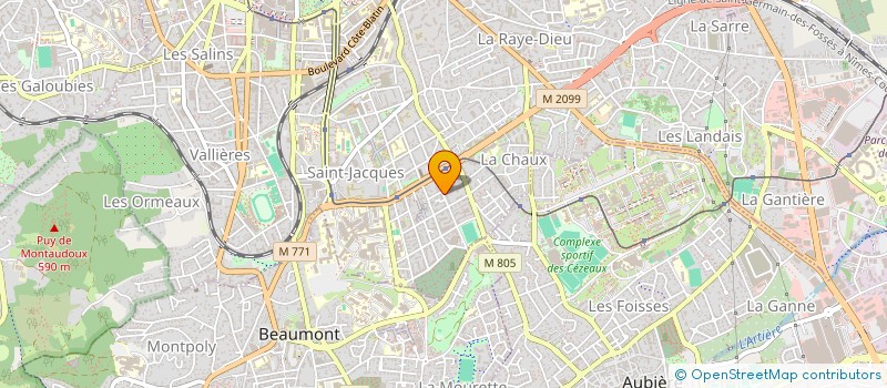 localisation de l'entreprise MONSIEUR LAURENT DALMAS  CLERMONT-FERRAND