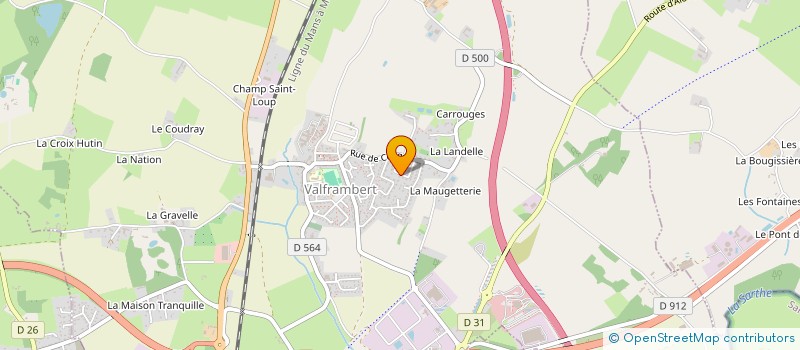 localisation de l'entreprise MONSIEUR LAURENT DAMANGE à VALFRAMBERT
