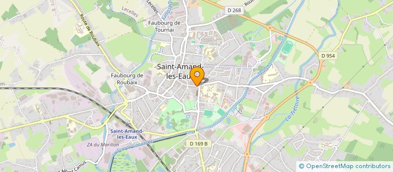 localisation de l'entreprise MONSIEUR LAURENT DANEL  SAINT-AMAND-LES-EAUX