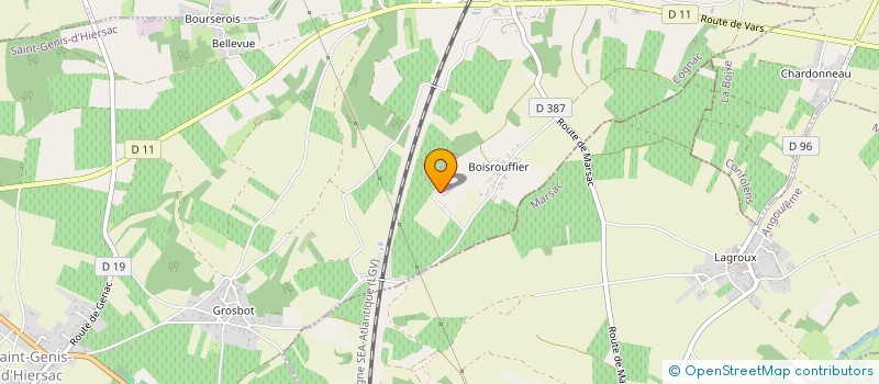 localisation de l'entreprise MONSIEUR LAURENT DANIEL à SAINT-GENIS-D'HIERSAC