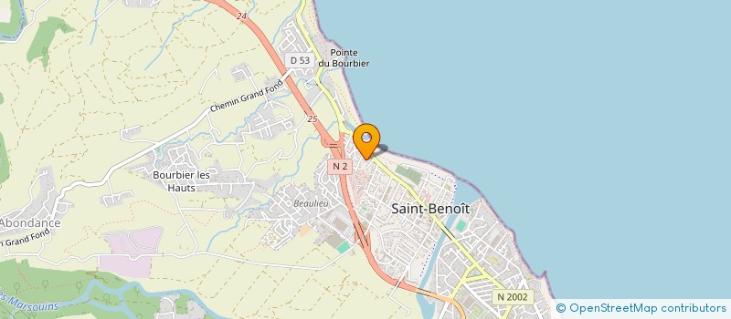localisation de l'entreprise MONSIEUR LAURENT DANIEL BASTIDE à SAINT-BENOIT