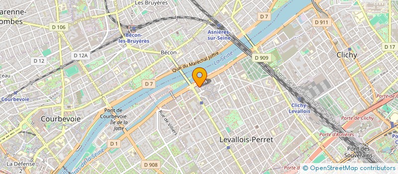 localisation de l'entreprise MONSIEUR LAURENT DANINO  LEVALLOIS-PERRET