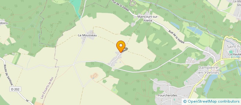 localisation de l'entreprise MONSIEUR LAURENT DANNEQUIN à DAMPIERRE-EN-YVELINES