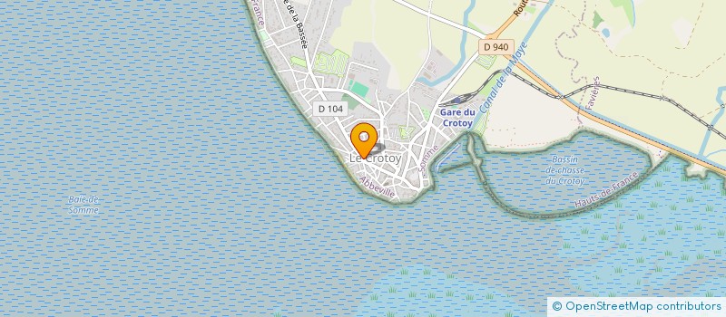 localisation de l'entreprise MONSIEUR LAURENT DANTIN à LE CROTOY