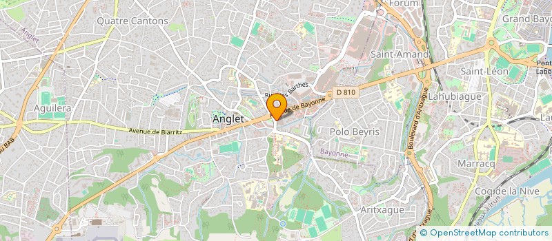 localisation de l'entreprise MONSIEUR LAURENT DARBOIS  ANGLET