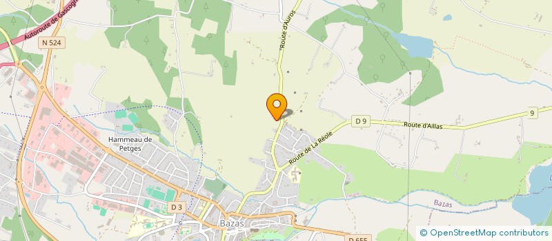 localisation de l'entreprise MONSIEUR LAURENT DARCOS  BAZAS