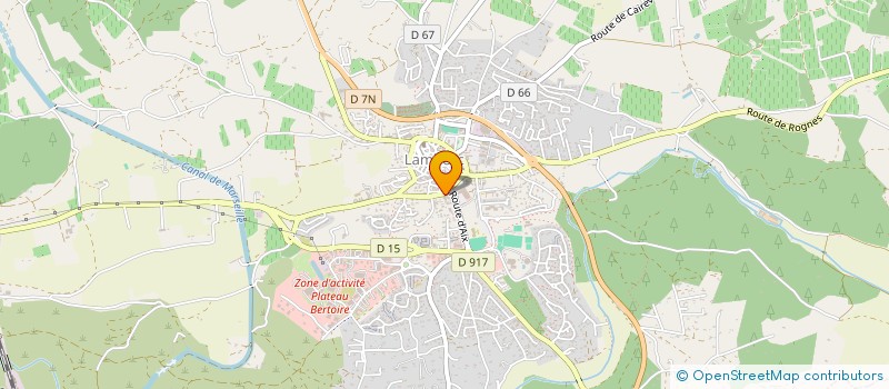 localisation de l'entreprise MONSIEUR LAURENT DARCY  LAMBESC