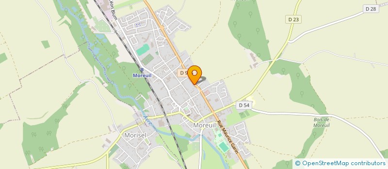 localisation de l'entreprise MONSIEUR LAURENT DARRAS  MOREUIL