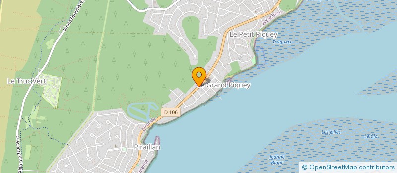 localisation de l'entreprise MONSIEUR LAURENT DARRIEUMERLOU  LEGE-CAP-FERRET