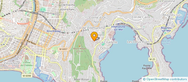 localisation de l'entreprise MONSIEUR LAURENT DARVEY à VILLEFRANCHE-SUR-MER