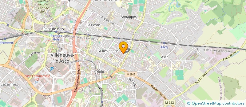 localisation de l'entreprise MONSIEUR LAURENT DASSONNEVILLE à VILLENEUVE-D'ASCQ