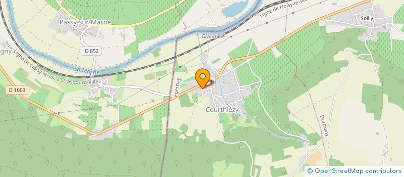 localisation de l'entreprise MONSIEUR LAURENT DAST  COURTHIEZY