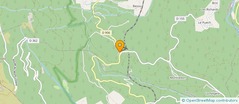 localisation de l'entreprise MONSIEUR LAURENT DAUDE à CONCOULES