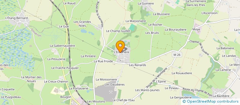localisation de l'entreprise MONSIEUR LAURENT DAUDENS à COUERON