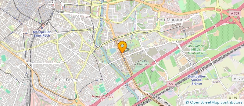 localisation de l'entreprise MONSIEUR LAURENT DAUDET  MONTPELLIER