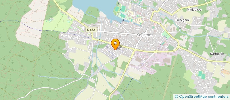 localisation de l'entreprise MONSIEUR LAURENT DAUGA  SOUSTONS