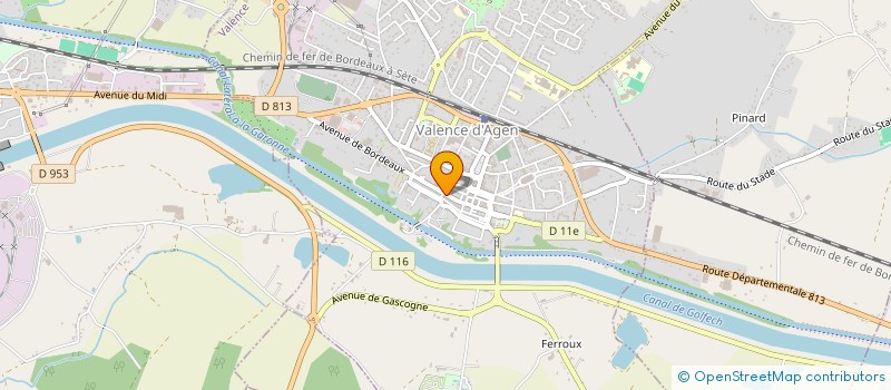 localisation de l'entreprise MONSIEUR LAURENT DAUMAS  VALENCE