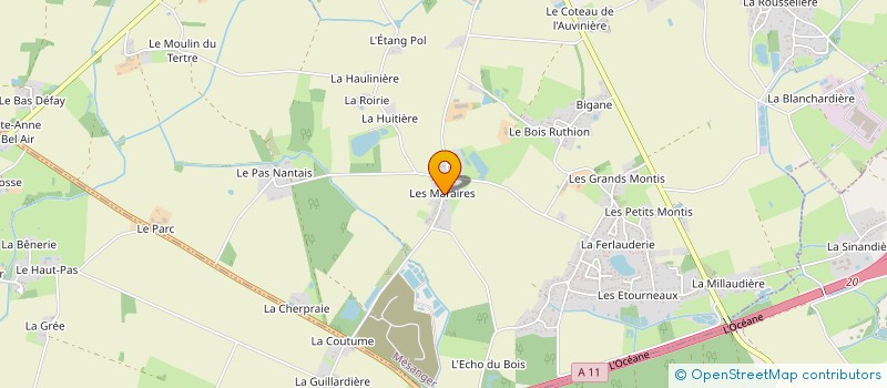 localisation de l'entreprise MONSIEUR LAURENT DAVIAU  MESANGER