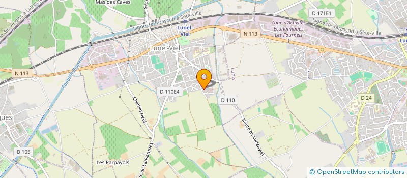 localisation de l'entreprise MONSIEUR LAURENT DAVIAU à LUNEL-VIEL