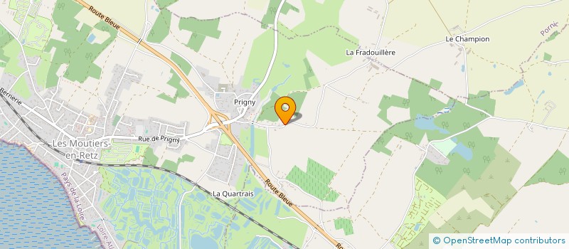 localisation de l'entreprise MONSIEUR LAURENT DAVID à LES MOUTIERS-EN-RETZ