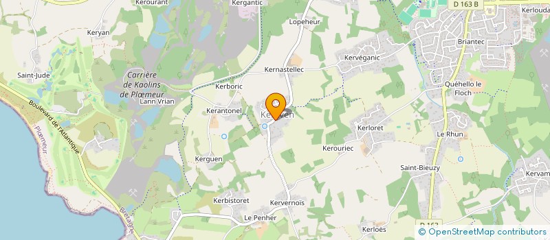 localisation de l'entreprise MONSIEUR LAURENT DAVID à PLOEMEUR