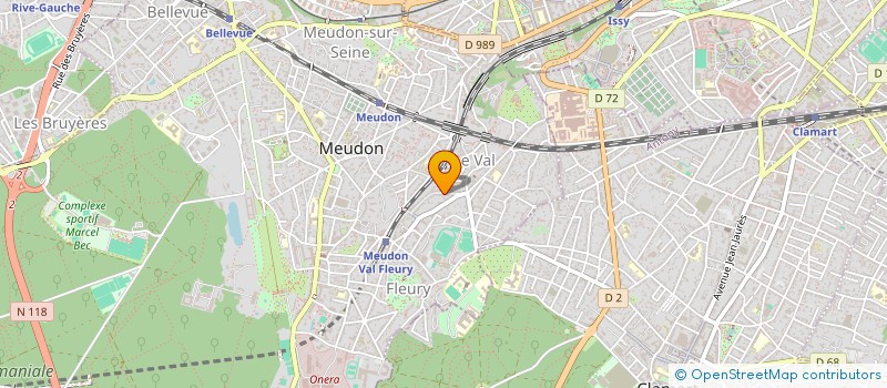 localisation de l'entreprise MONSIEUR LAURENT DAVID à MEUDON