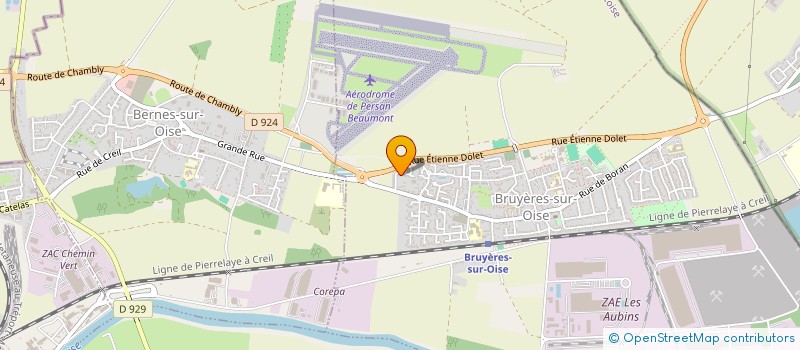 localisation de l'entreprise MONSIEUR LAURENT DAVID BESSIS  SAINT-BRICE-SOUS-FORET