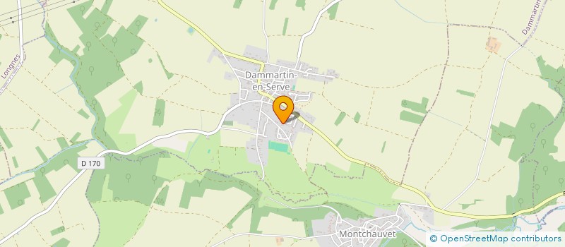 localisation de l'entreprise MONSIEUR LAURENT DAVOLI  DAMMARTIN-EN-SERVE