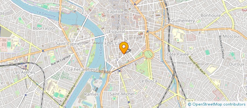 localisation de l'entreprise MONSIEUR LAURENT DE CAUNES  TOULOUSE